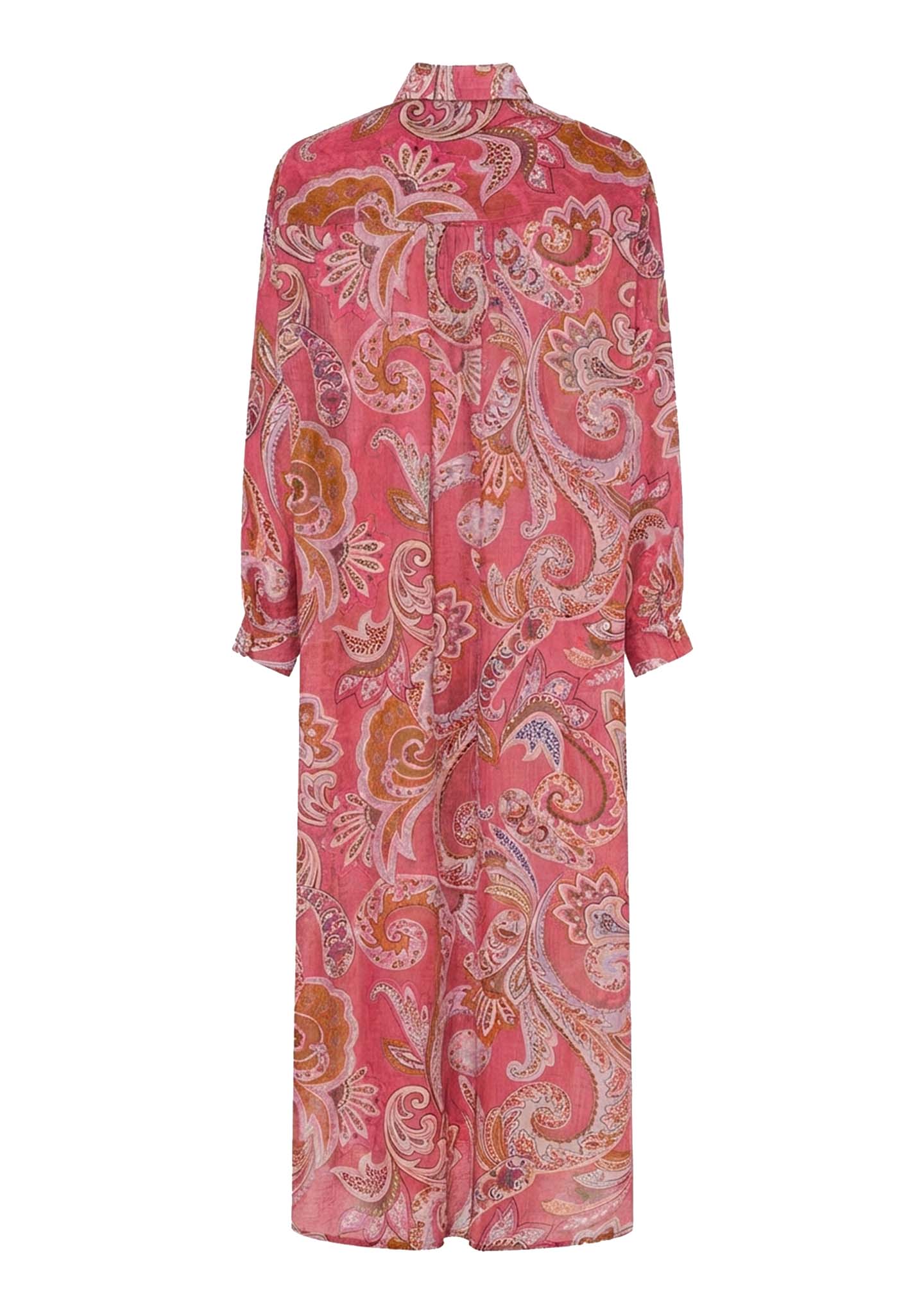 Lotta Shirt Dress - Rose Paisley - Isay