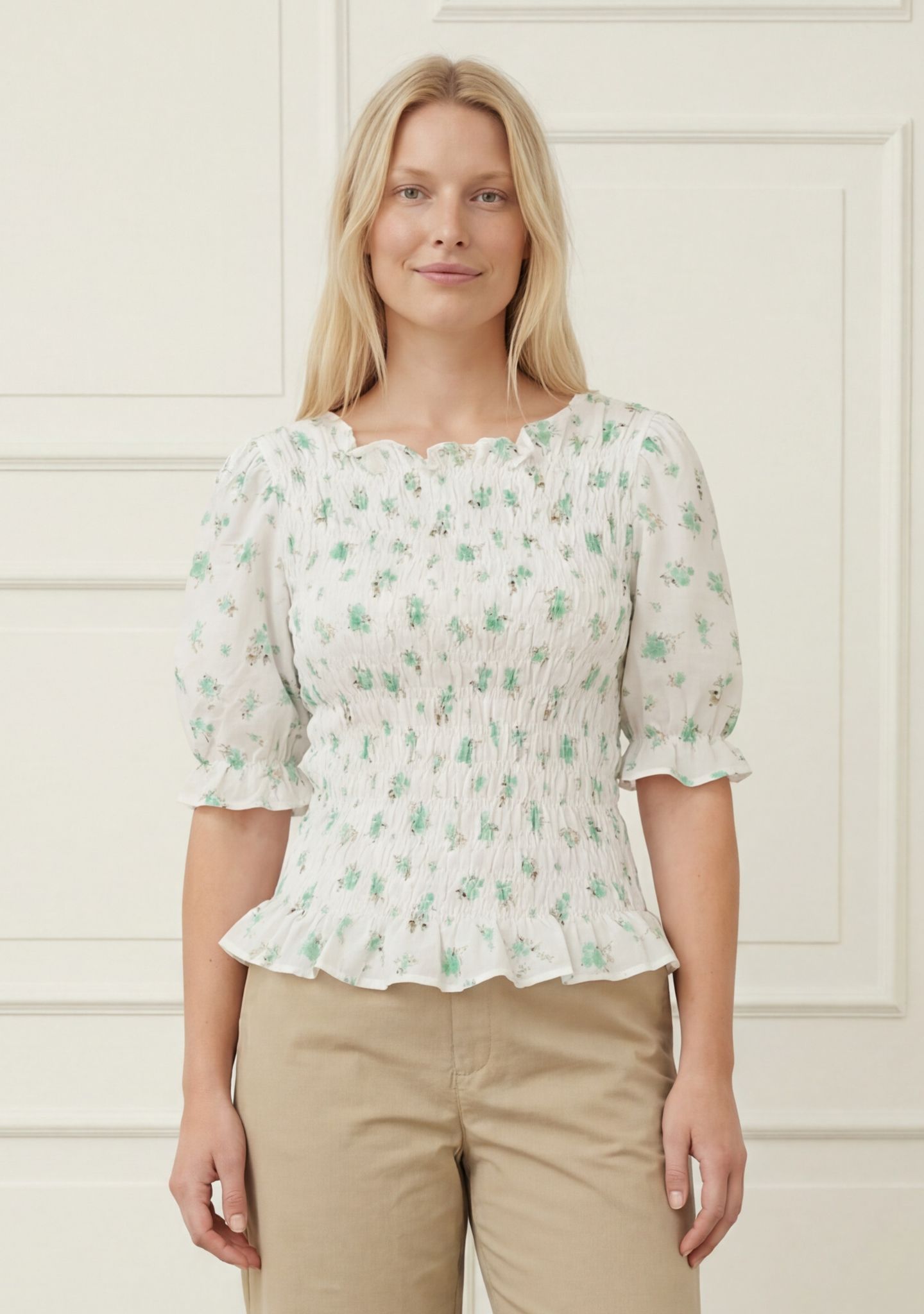Pernille Smock Blouse - Stl. XL - Isay