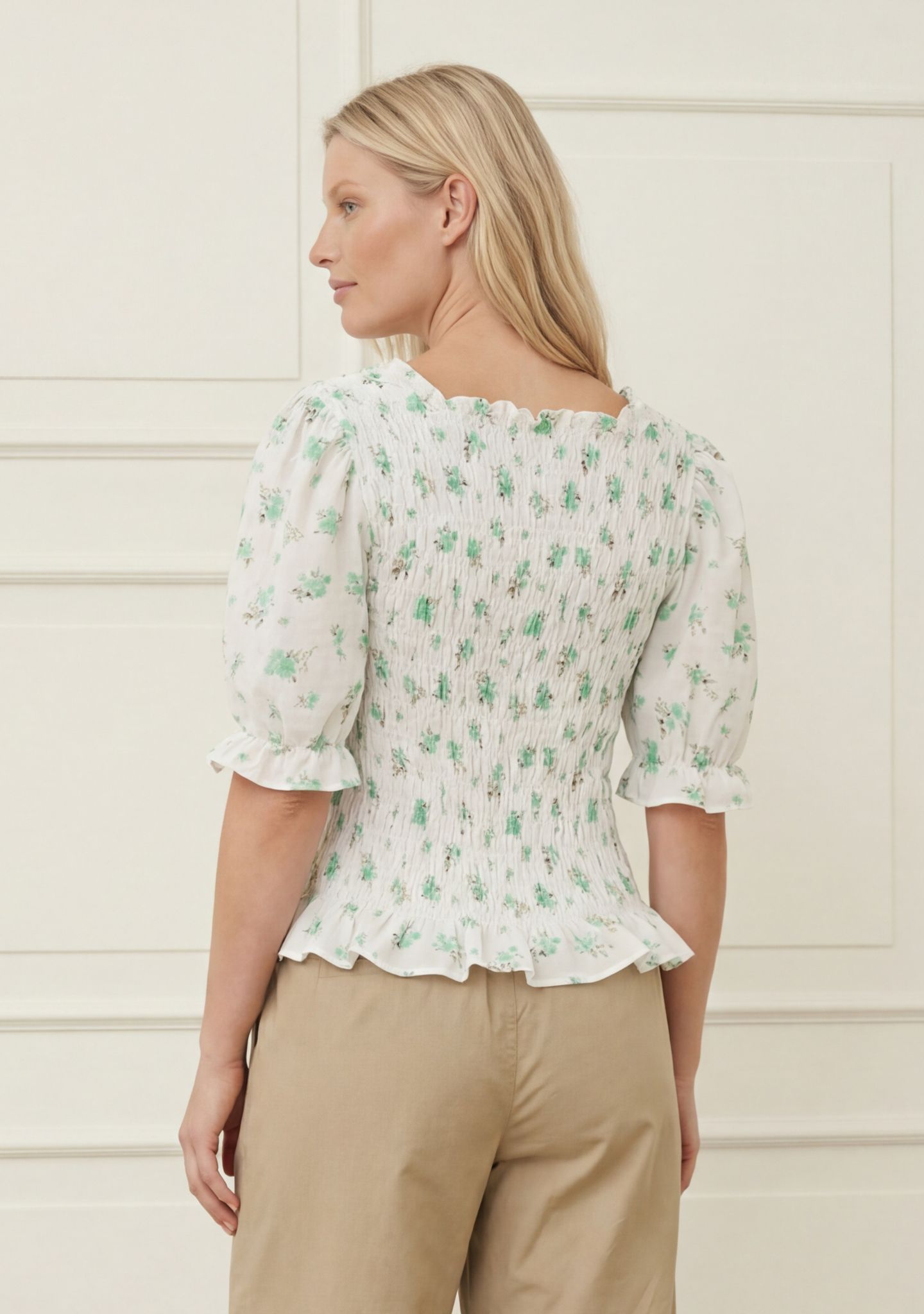 Pernille Smock Blouse - Stl. XL - Isay