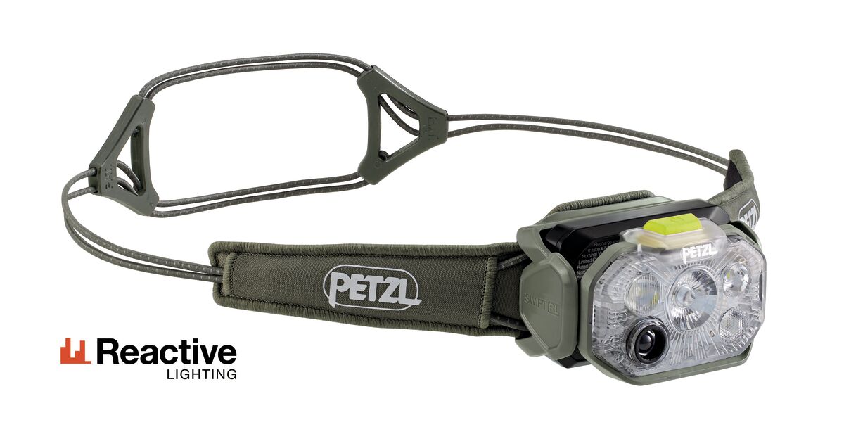 Petzl SWIFT RL 1200 lm Djungelgrön