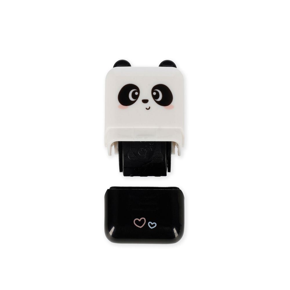 Deco roller stamp, roterende stempel, Panda