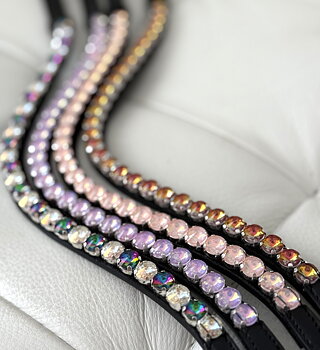 Browband Big Crystals 10 mm ONE-OF-A-KIND PIECES