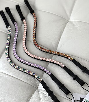 Browband Big Crystals 10 mm ONE-OF-A-KIND PIECES