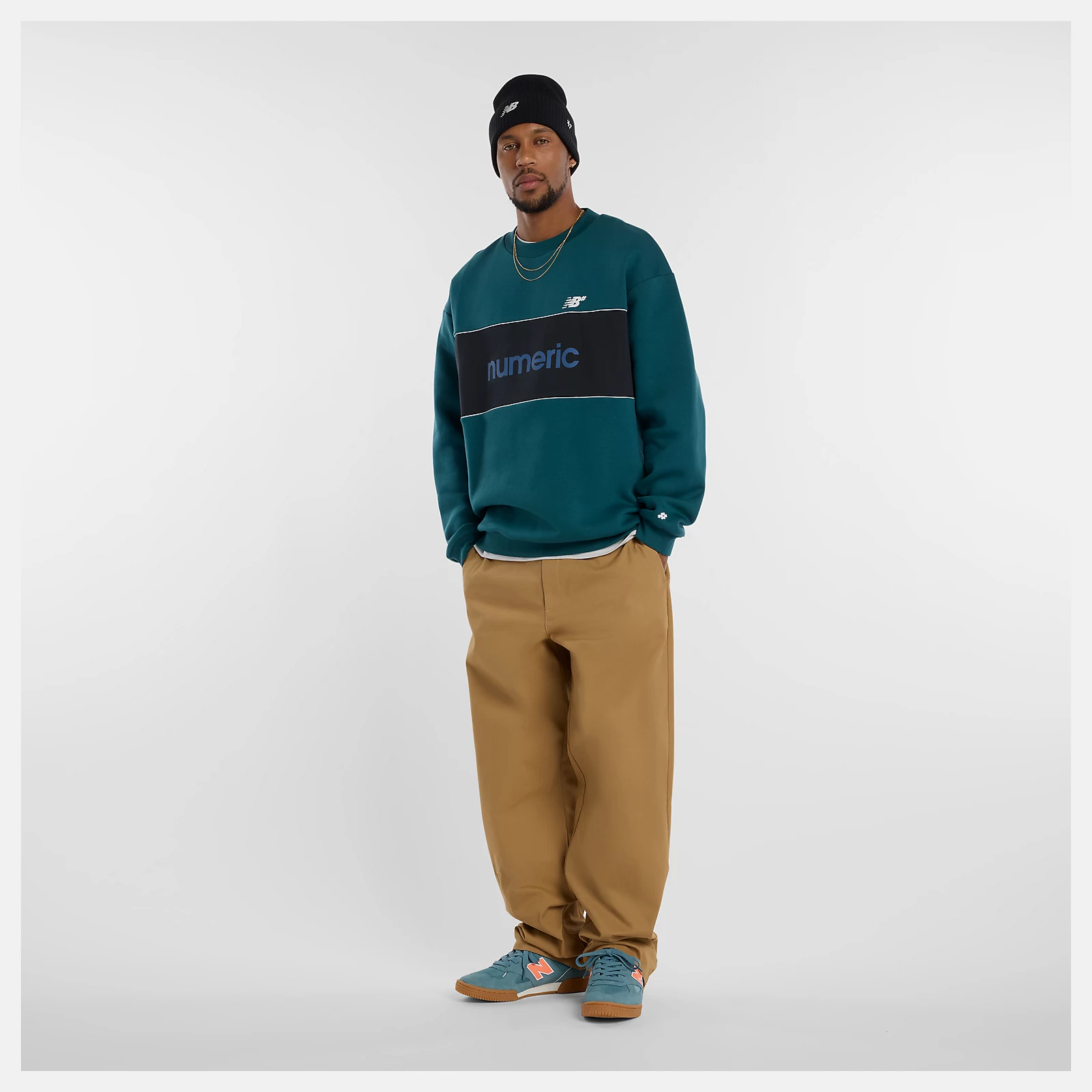 New Balance Numeric Team Crew Medusa Green - 5