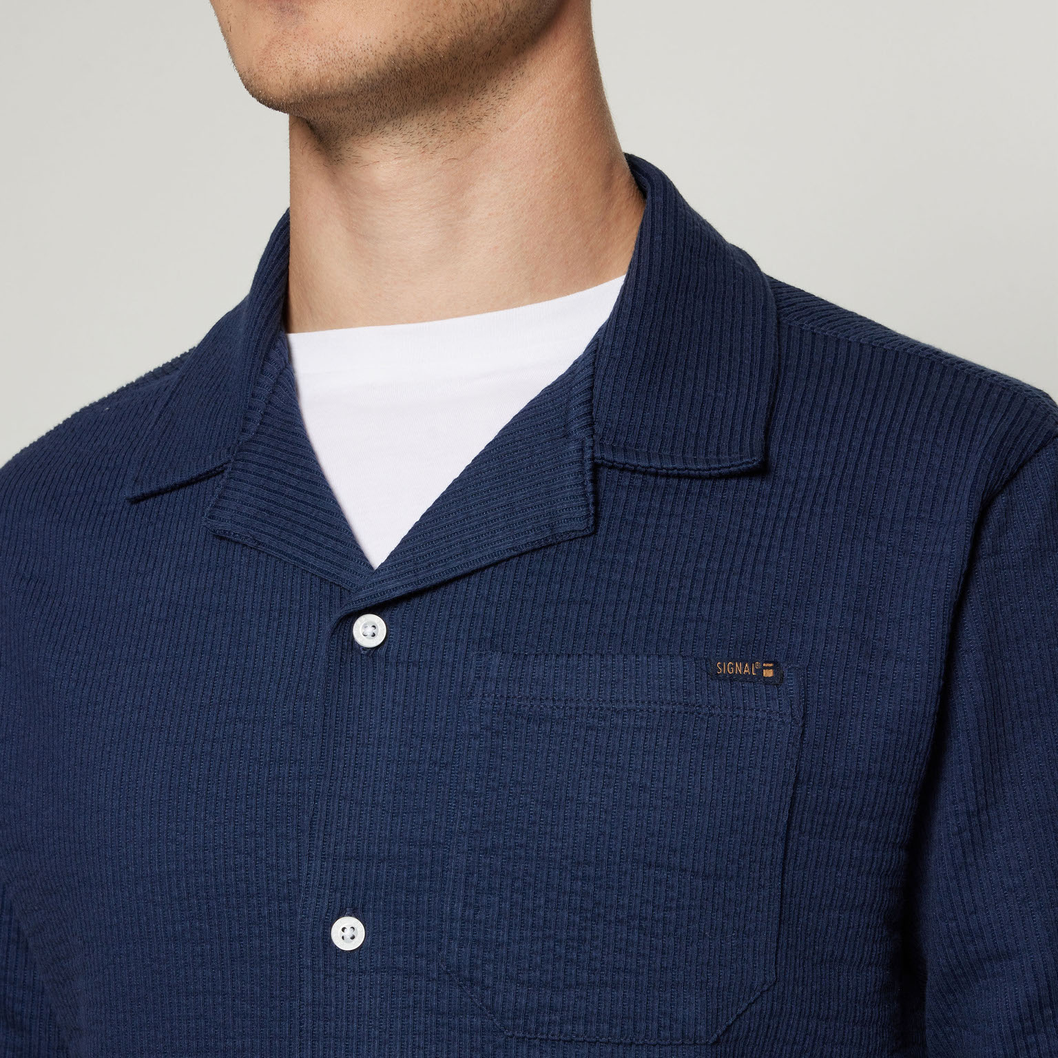 Signal - Eifel Shirt - Blue Captain - 4