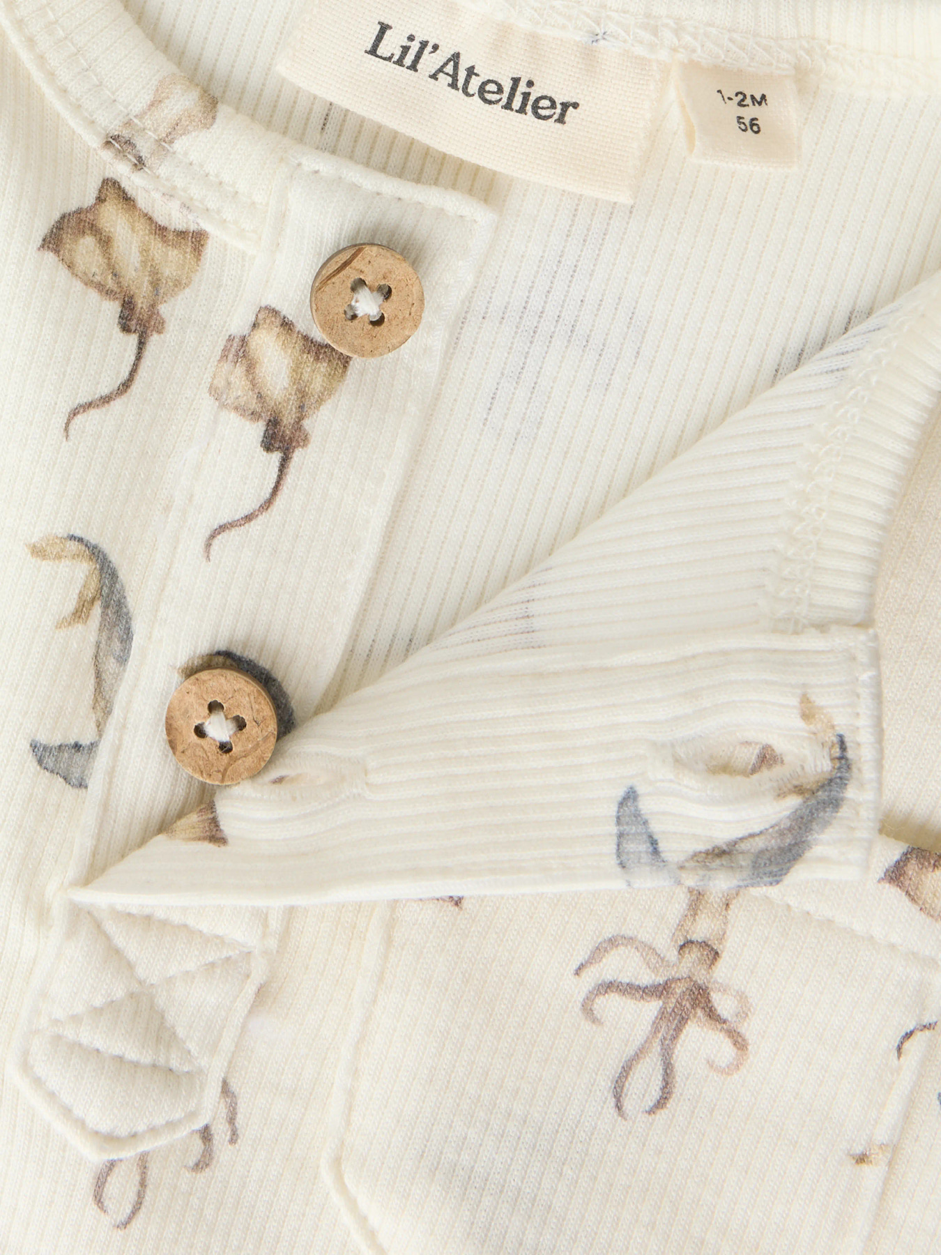 NBMLAVO ESI SS SLIM BODY LIL Coconut Milk SEA ANIMALS - 3
