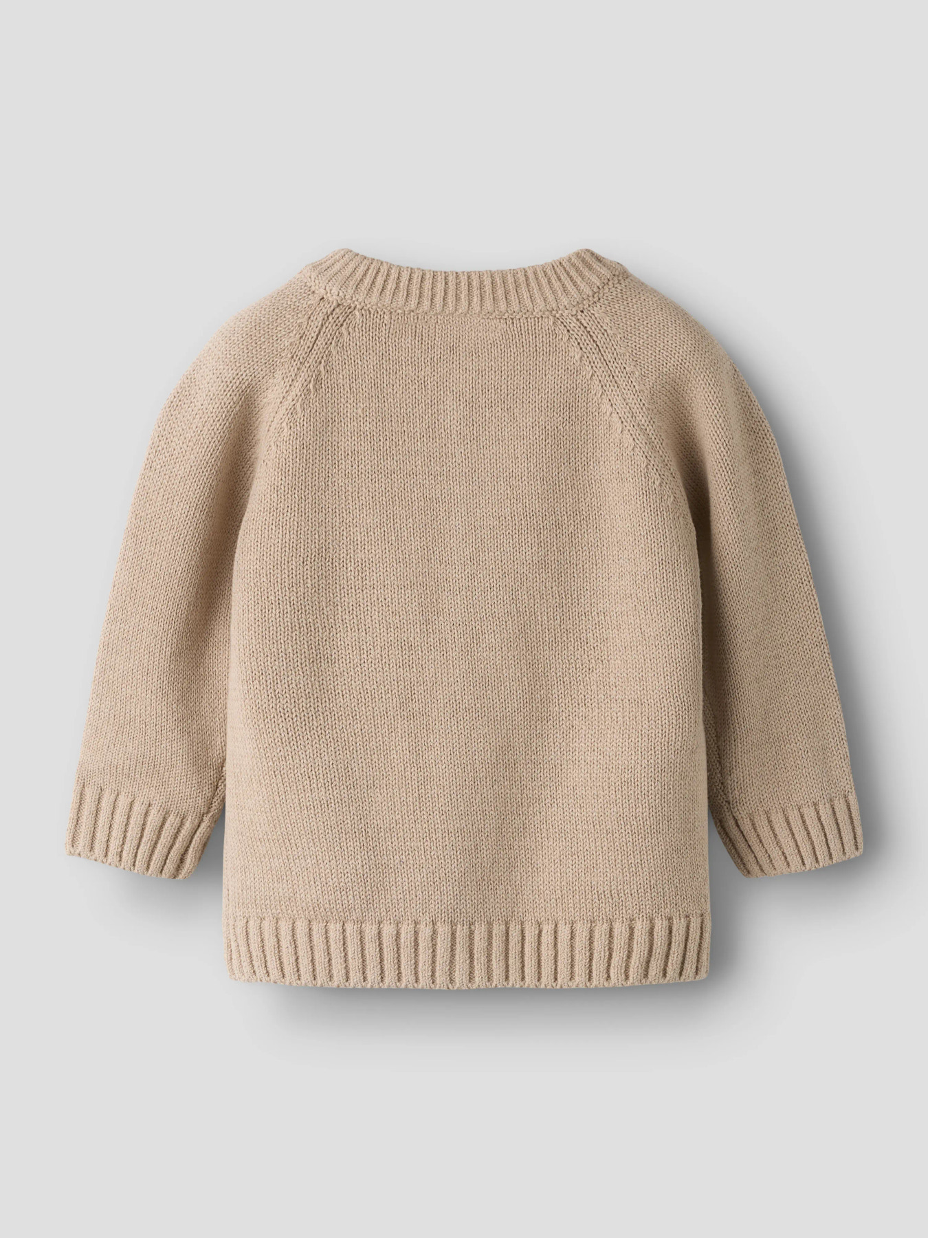 NBMFOGON LS KNIT CARD LIL Oxford Tan - 2