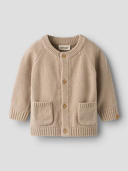 NBMFOGON LS KNIT CARD LIL Oxford Tan