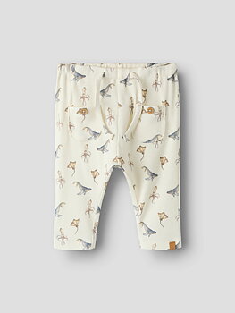 NBMLAVO EKI LOOSE PANT LIL Coconut Milk SEA ANIMALS