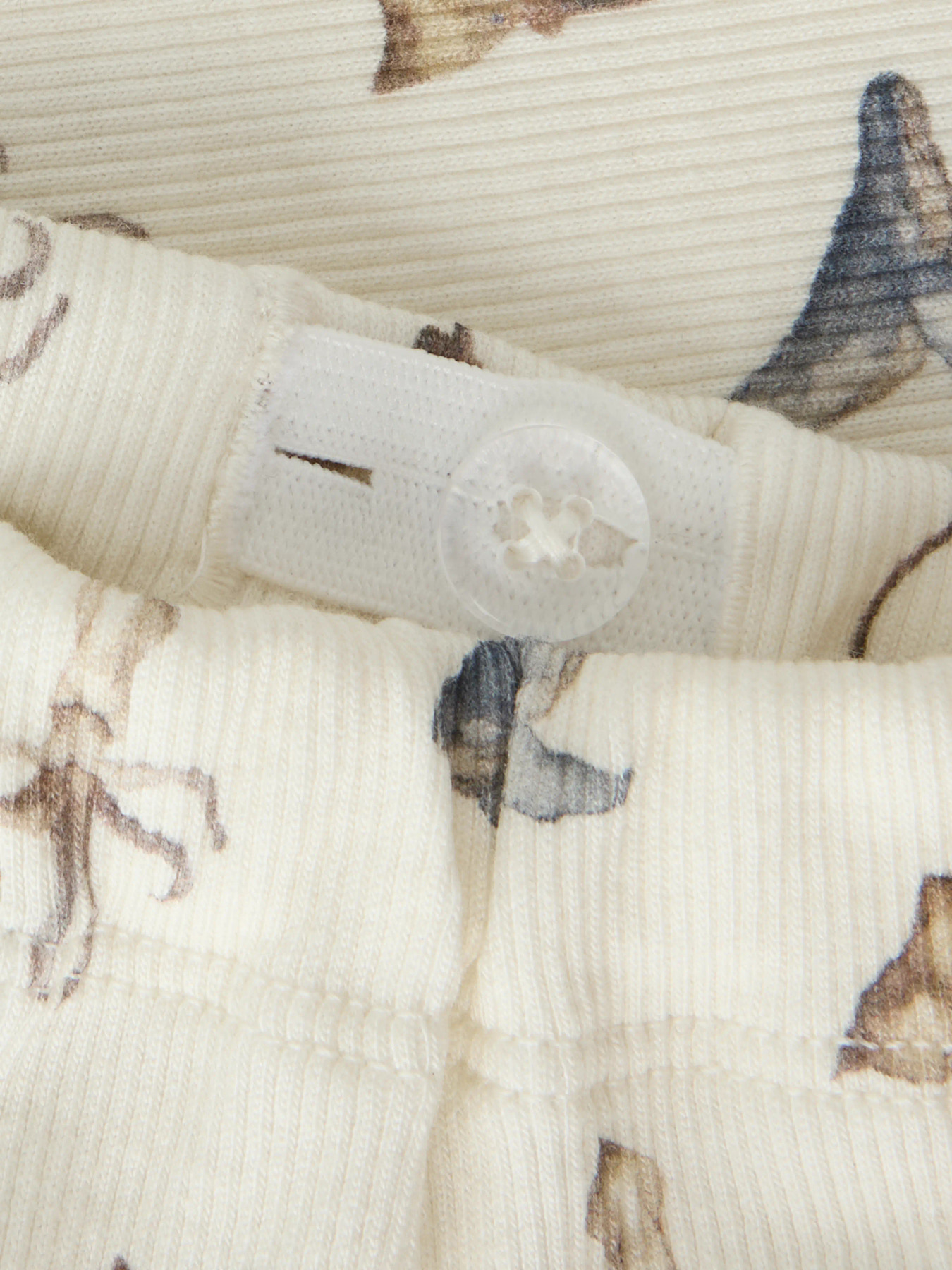 NBMLAVO EKI LOOSE PANT LIL Coconut Milk SEA ANIMALS - 3