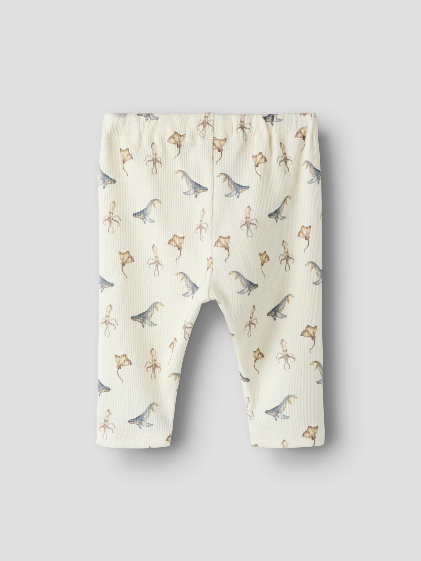 NBMLAVO EKI LOOSE PANT LIL Coconut Milk SEA ANIMALS - 2