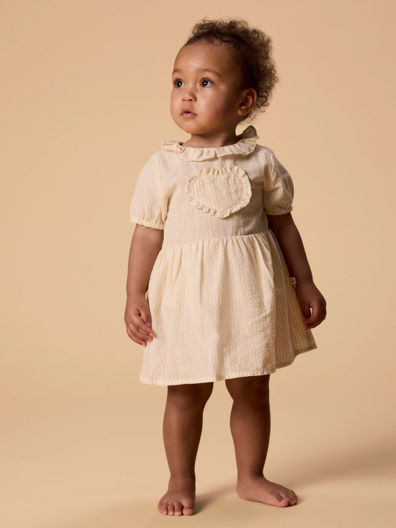 NBFFOLLY SS BODY DRESS LIL Coconut Milk SAHARA SUN - 5