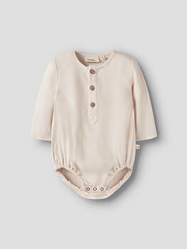 NBMFREDDIE LS LOOSE BODY SHIRT LIL Coconut Milk