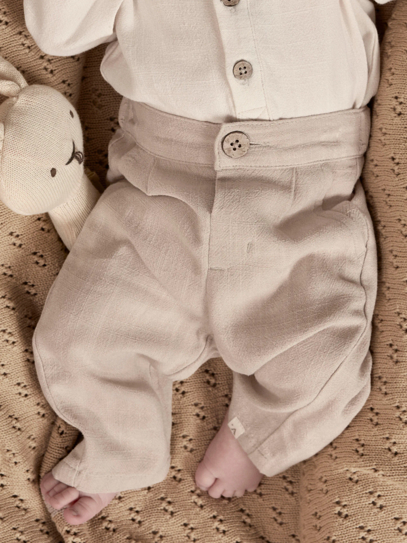 NBMFREDDIE PANT LIL Feather Gray - 5