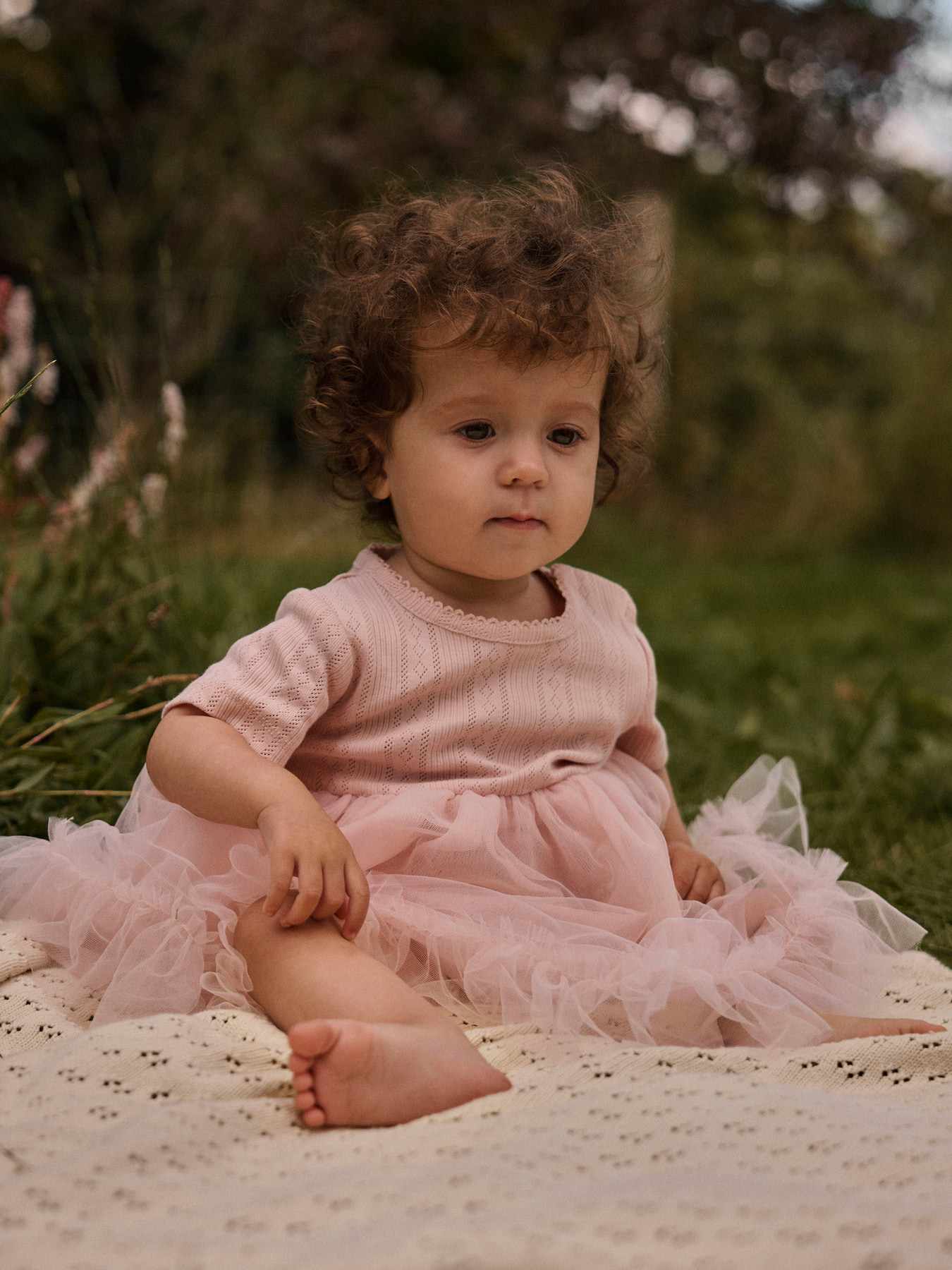 NBFFANELLA SS BODY TULLE DRESS LIL Peach Whip - 4