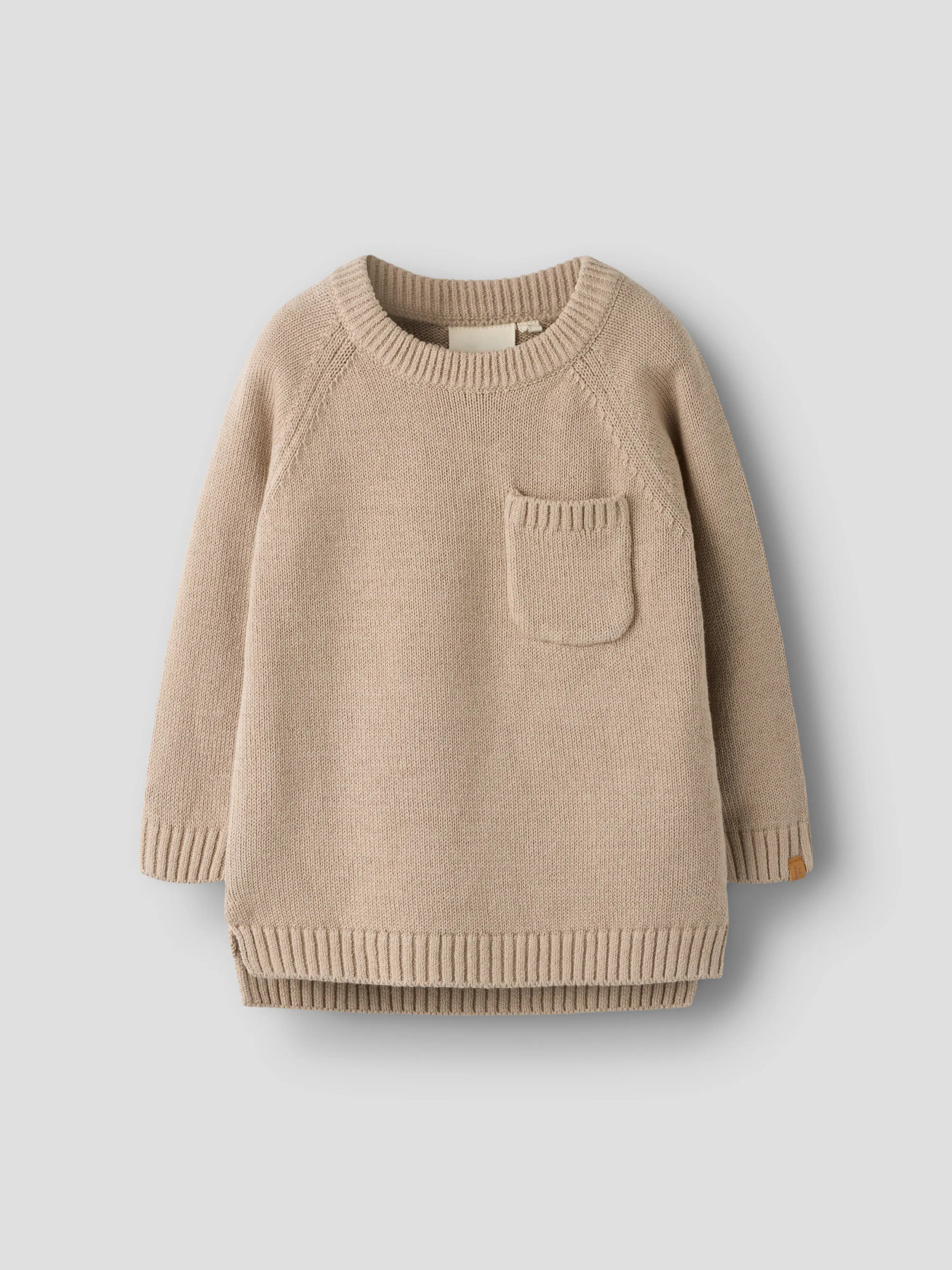 NMMFOGON LS KNIT LIL Oxford Tan
