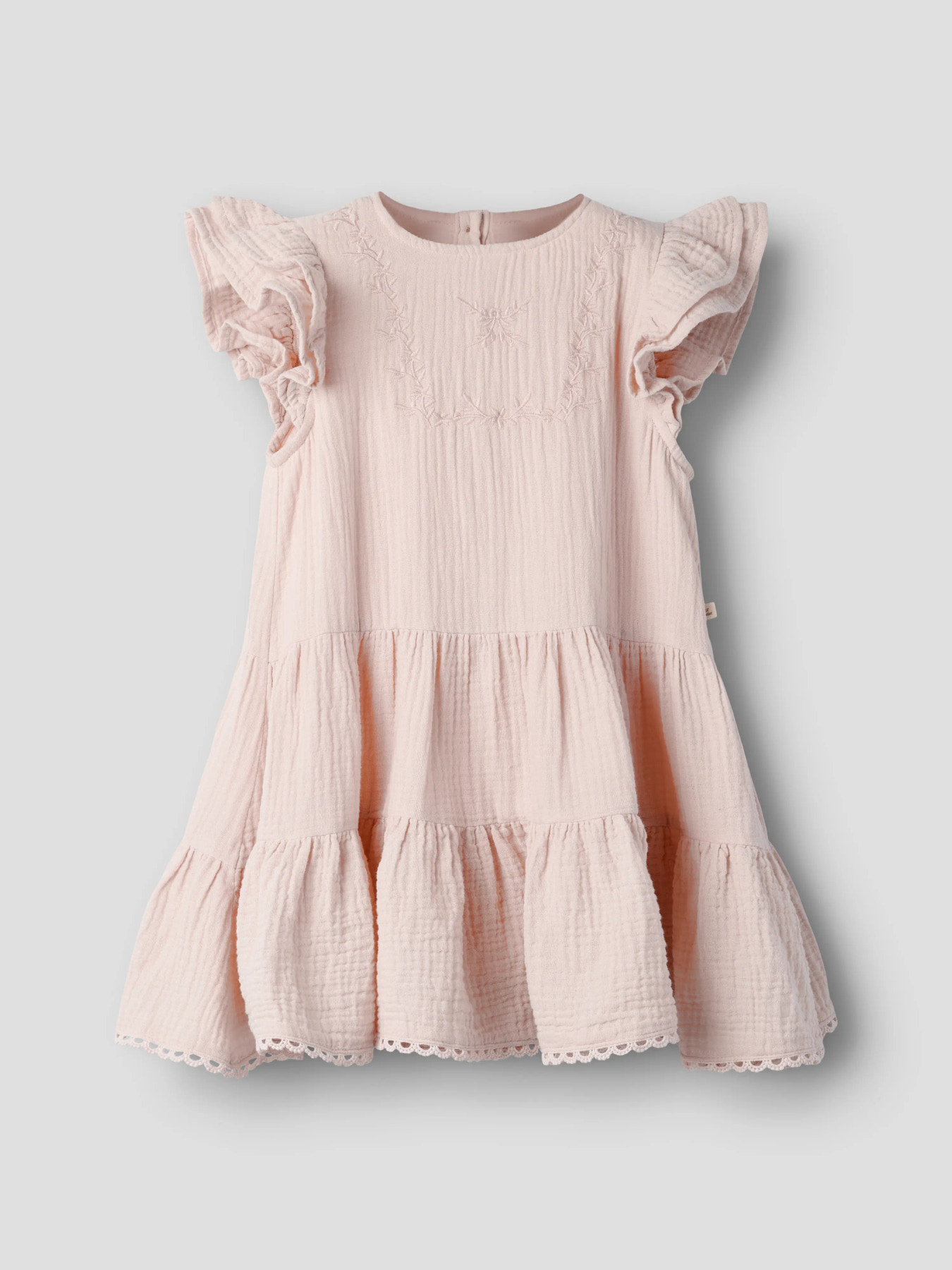 NMFFULINA SS LOOSE DRESS LIL Peach Whip