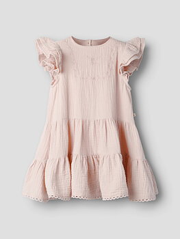 NMFFULINA SS LOOSE DRESS LIL Peach Whip