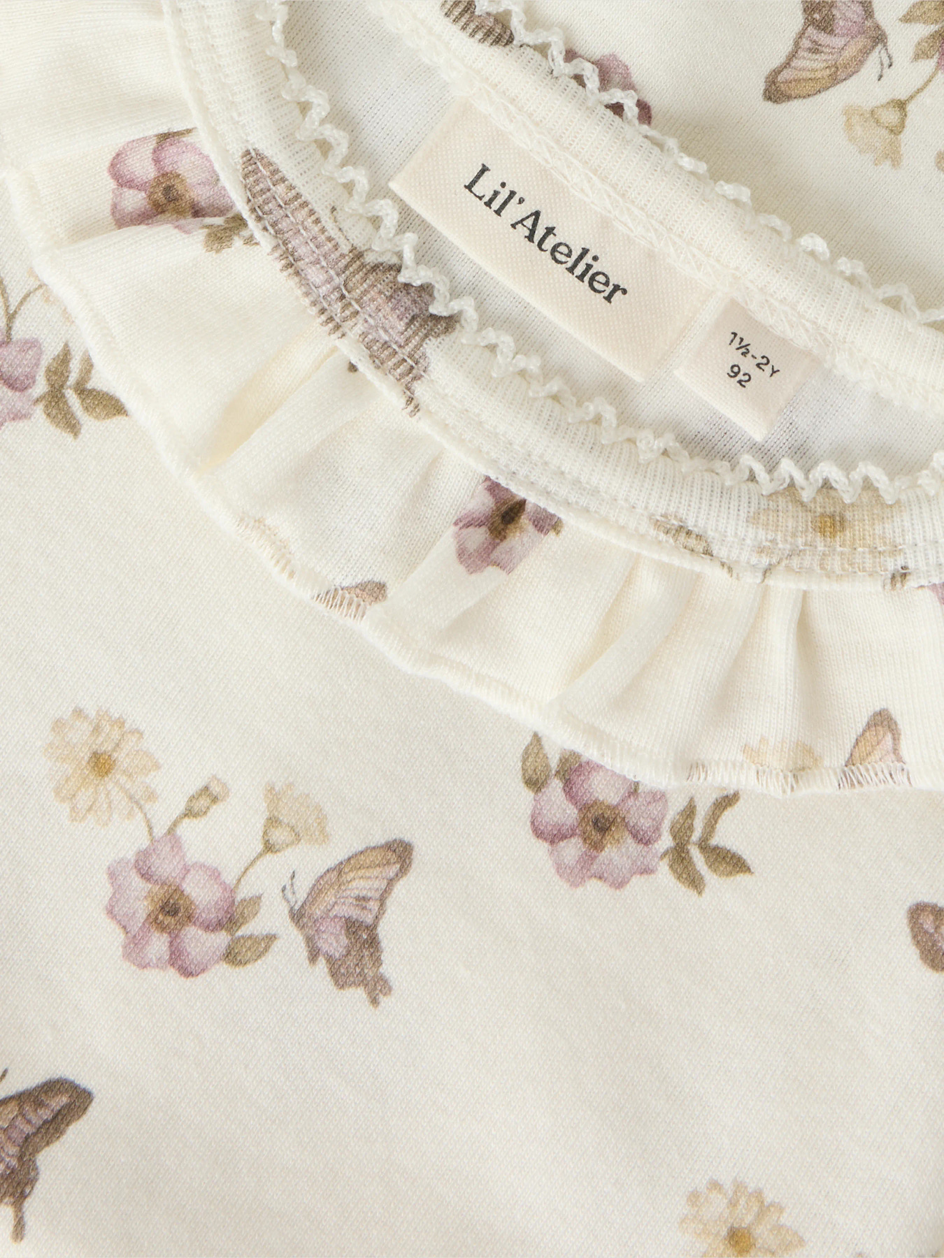 NMFLAYO SIA SS SLIM TOP LIL Coconut Milk FLOWER - 2