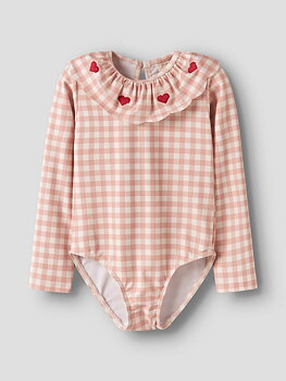 NMFFINLEY LS SWIMSUIT LIL Misty Rose