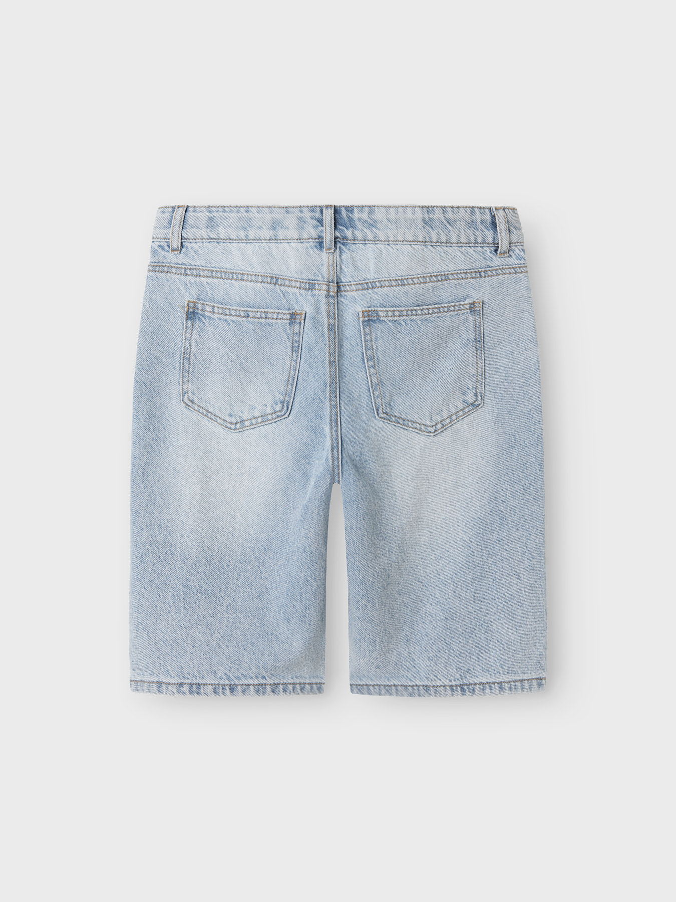 NLNBIRM DNM R LONG SHORTS NOOS Light Blue Denim SUPER LIGHT BLUE - 2