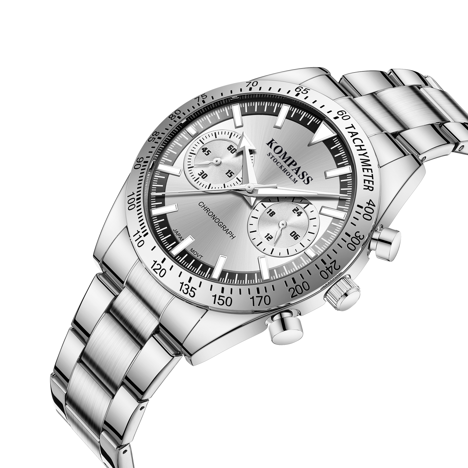 Kompass Airborne Chronograph Silver - 2