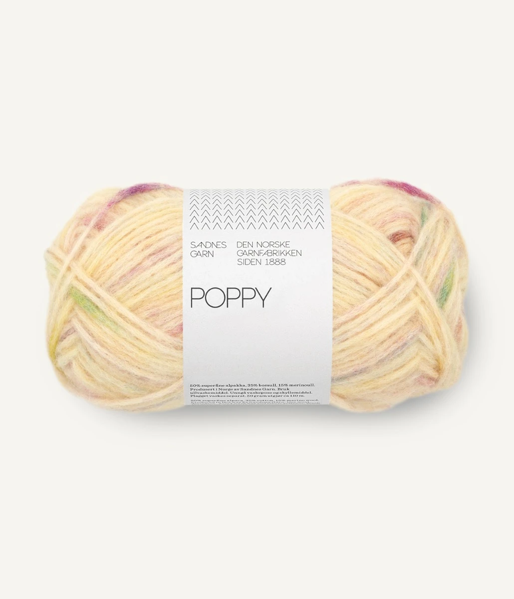 Poppy Tutti Frutti Sunshine 2110  | Sandnes Garn