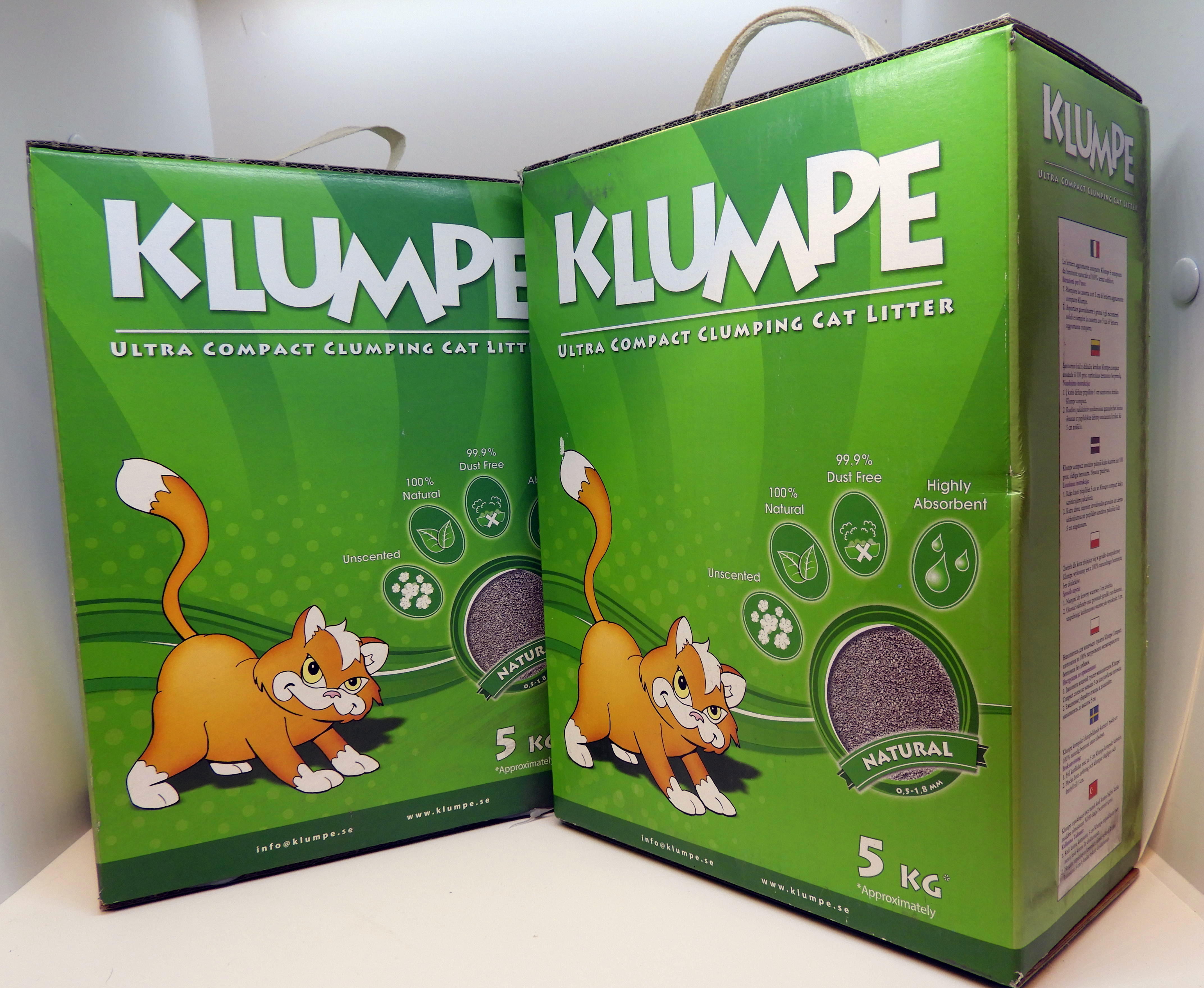 2 st. Klumpe Kattsand Ultra Compact  a  5kg - 6