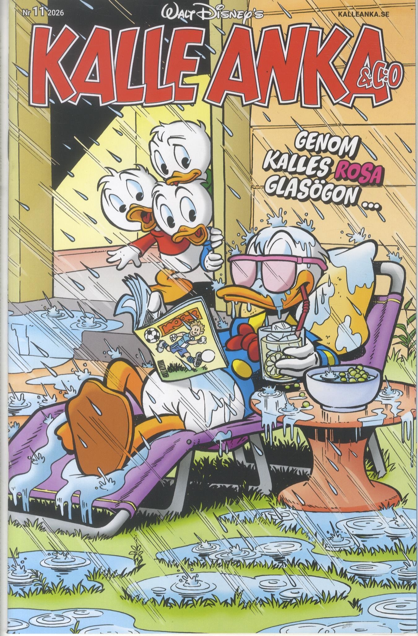 Kalle Anka & CO nr 11, Genom Kalles rosa glasögon...