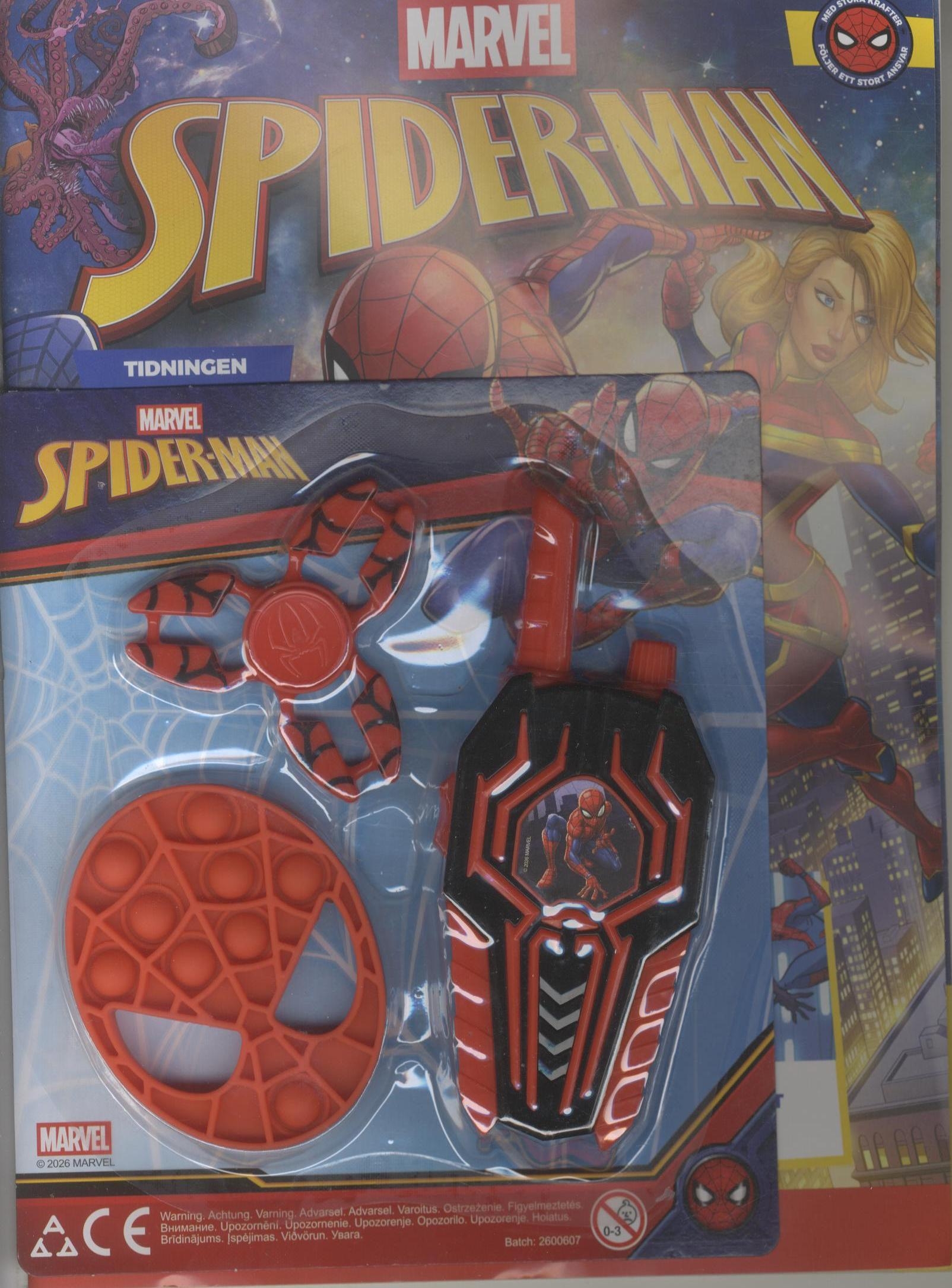 Kids Trend nr 2 2026, Spider-Man, Spindelmannen mot rymdvarelserna