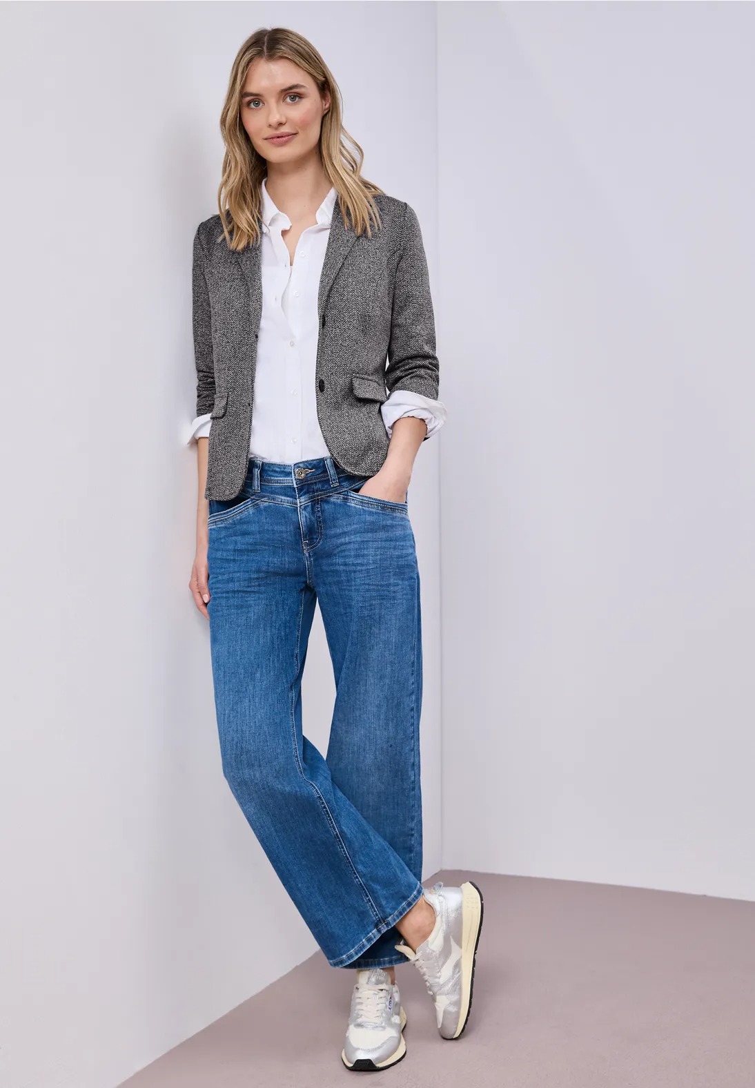 Dessin Basic Blazer - Shadowed Navy - Street One - 4