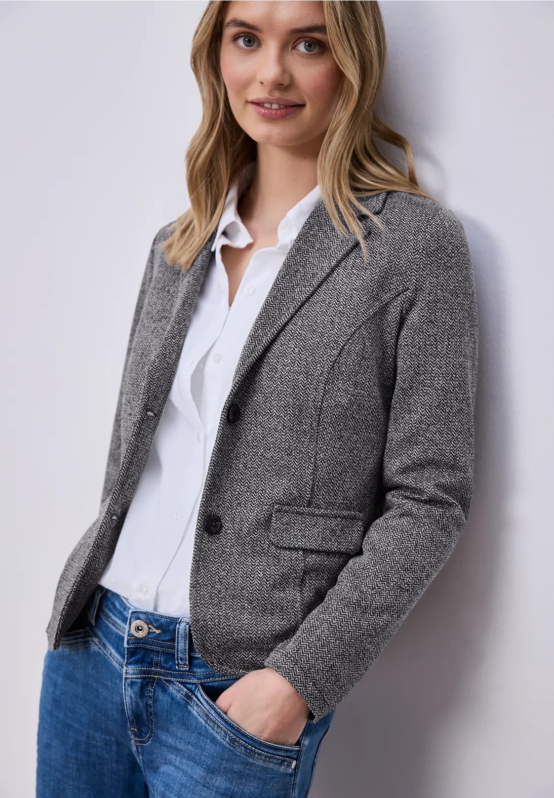 Dessin Basic Blazer - Shadowed Navy - Street One