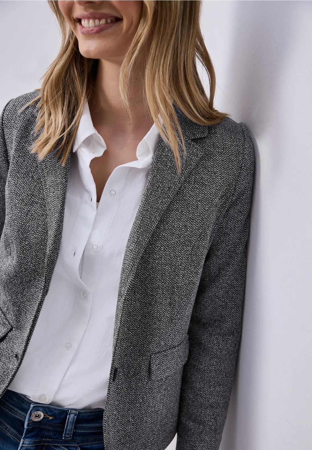 Dessin Basic Blazer - Shadowed Navy - Street One
