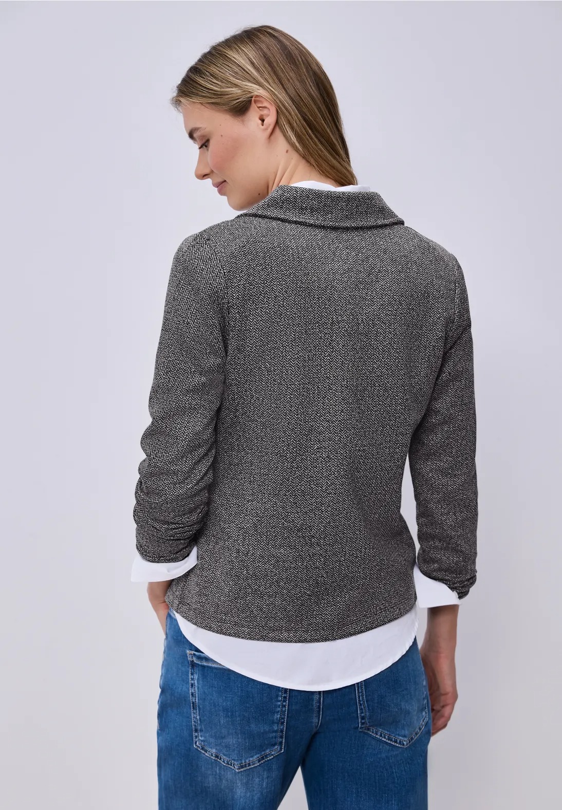 Dessin Basic Blazer - Shadowed Navy - Street One - 3