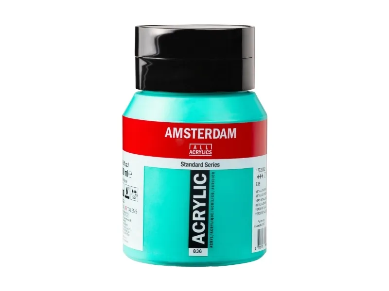 Amsterdam 500ml - Metallic green 836
