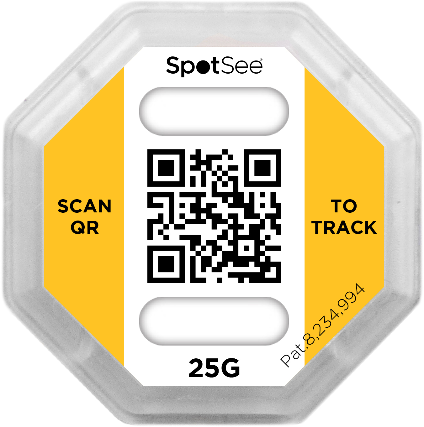 ShockWatch 2 QR yellow, 25g