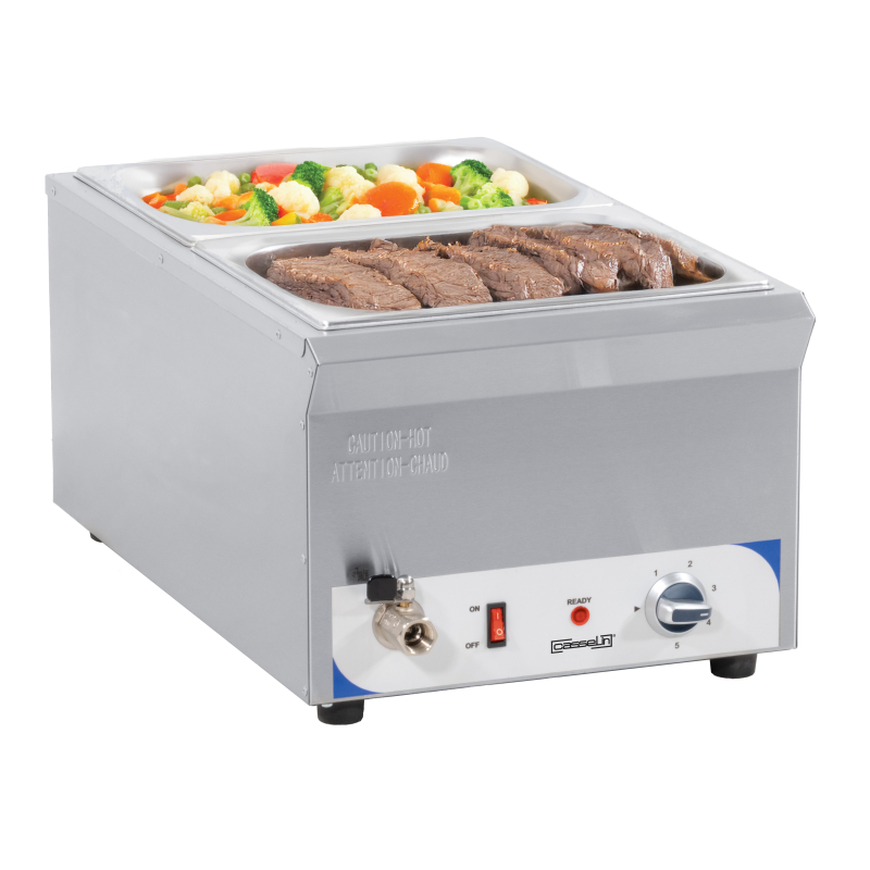 Bain-marie with drain tap GN 1/1 - 150 mm