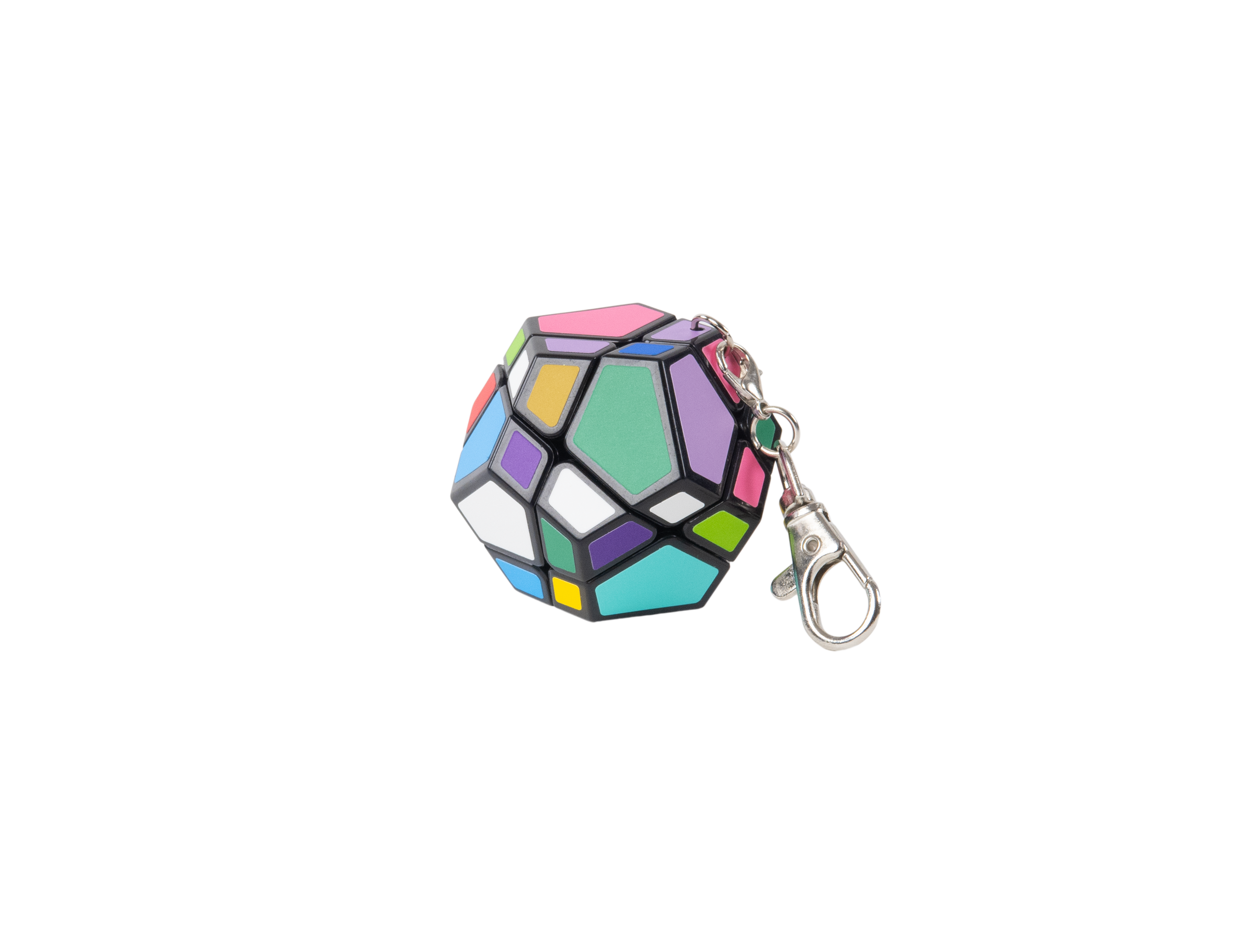 Meffert’s Mini Skewb – klurig IQ-kub med nyckelhake - 2