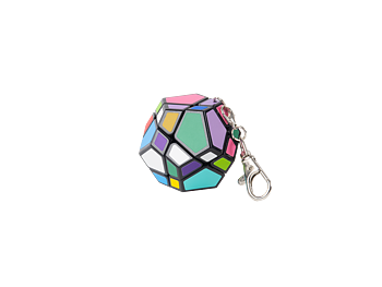 Meffert’s Mini Skewb – klurig IQ-kub med nyckelhake