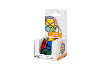 Meffert’s Mini Skewb – klurig IQ-kub med nyckelhake