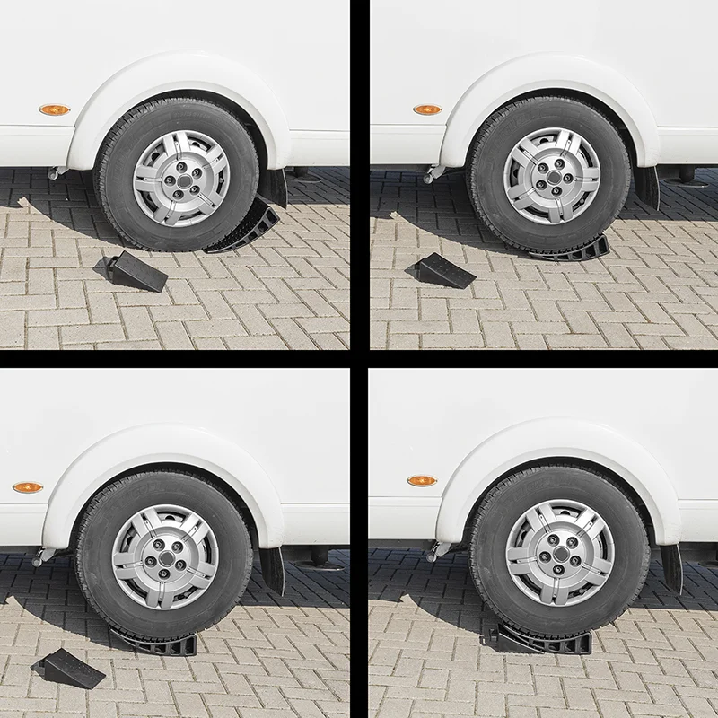 Level block round with wheel stop - 4