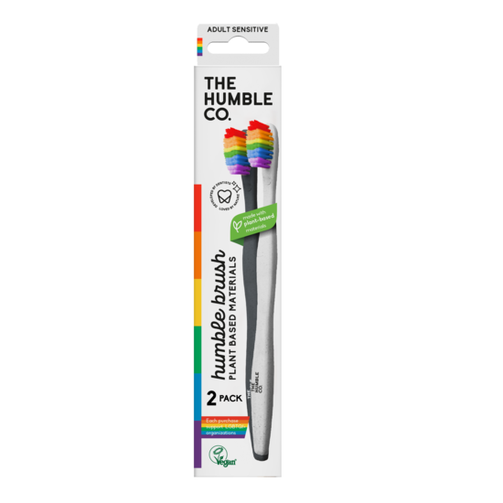 Tandborste plant based PROUD 2-pack x20