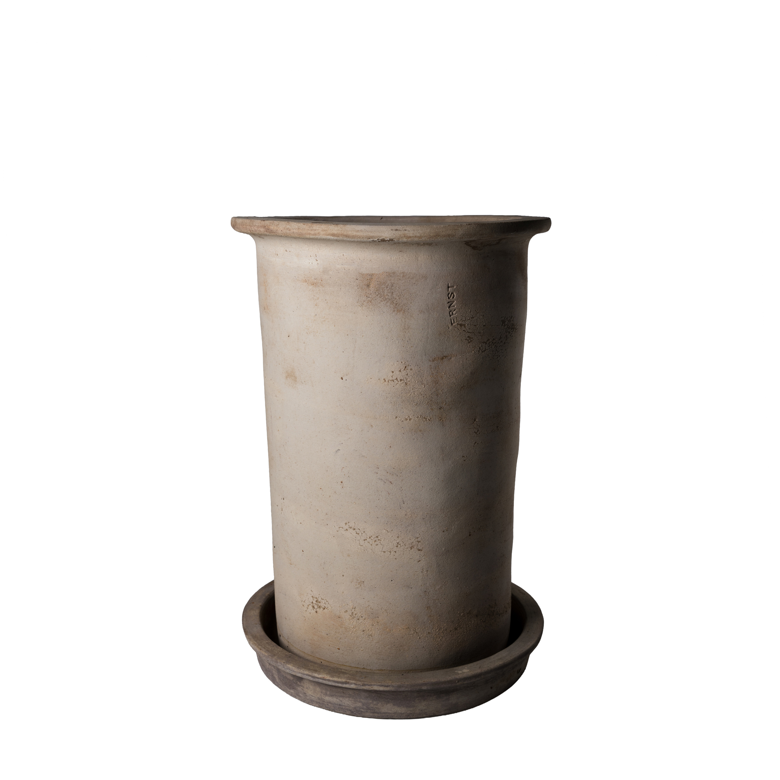 ERNST High Pot with saucer - Terracotta 25x35 cm - 3
