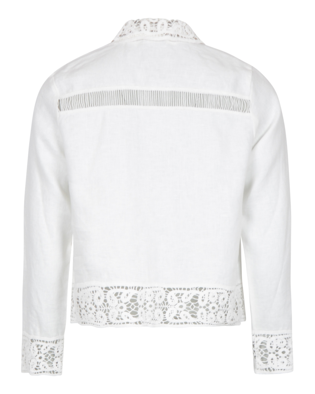 Linneskjorta Barbara virkning offwhite - 3