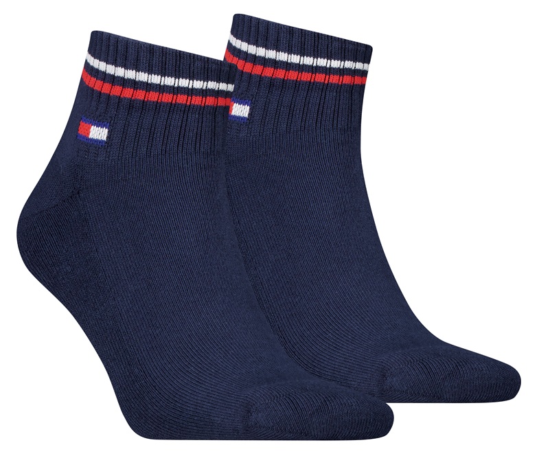 2-Pack Tommy Hilfiger Unisex Quarter Socks