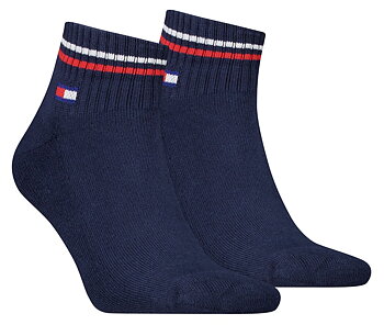 2-Pack Tommy Hilfiger Unisex Quarter Socks