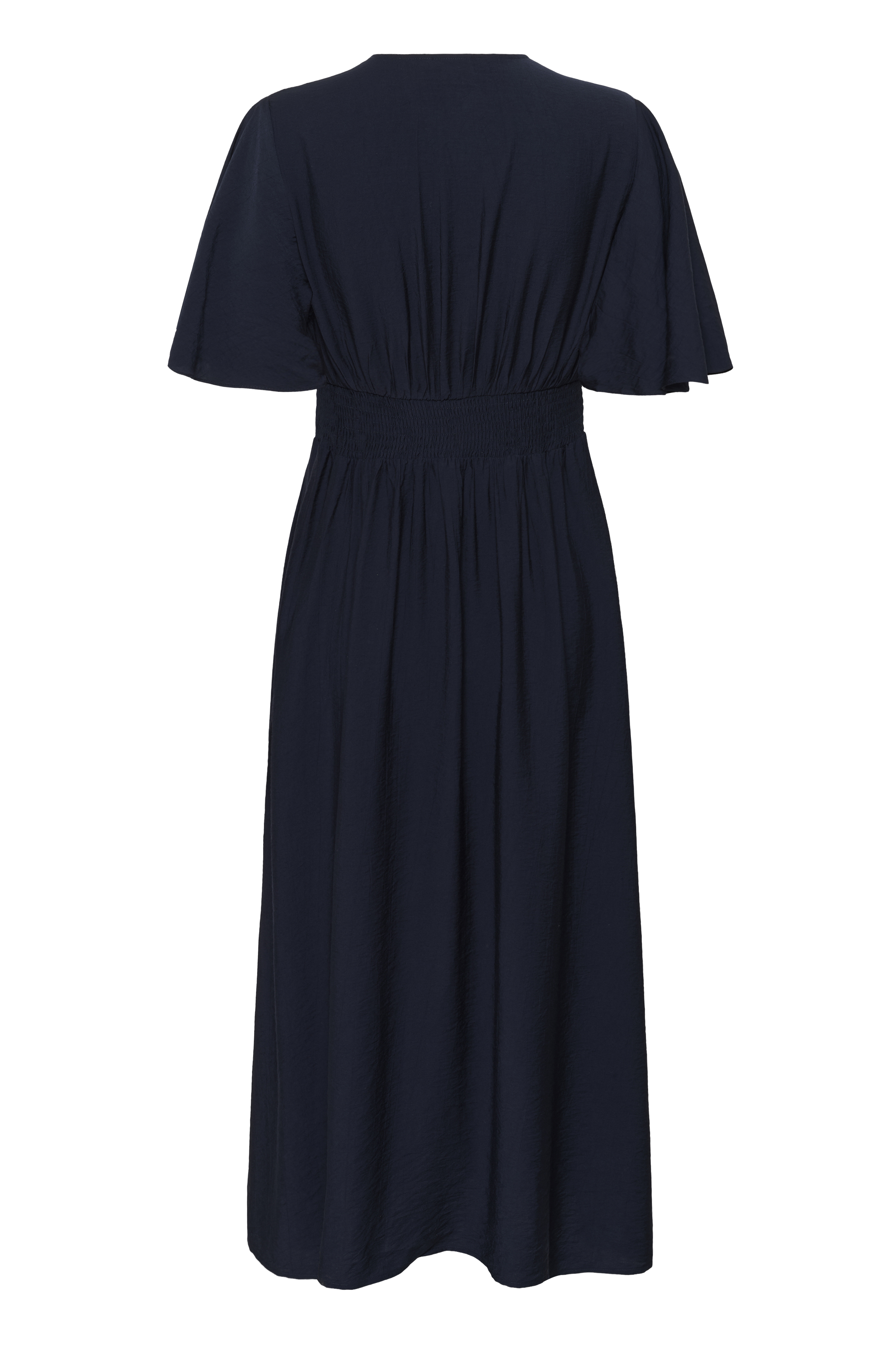 KAsirena long Dress Midnight marine  Klockad  marinblå klänning - 5