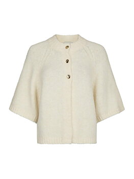 Benuta Fluffy Knit Cardigan Off White