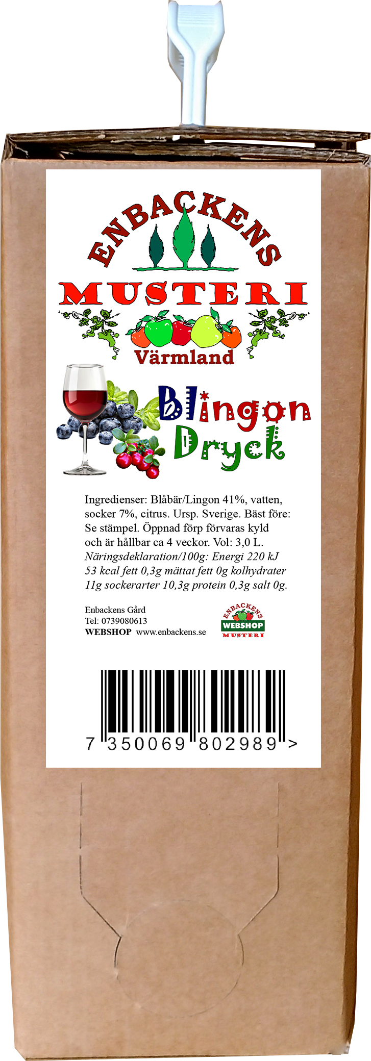 Blingondryck 3 liter