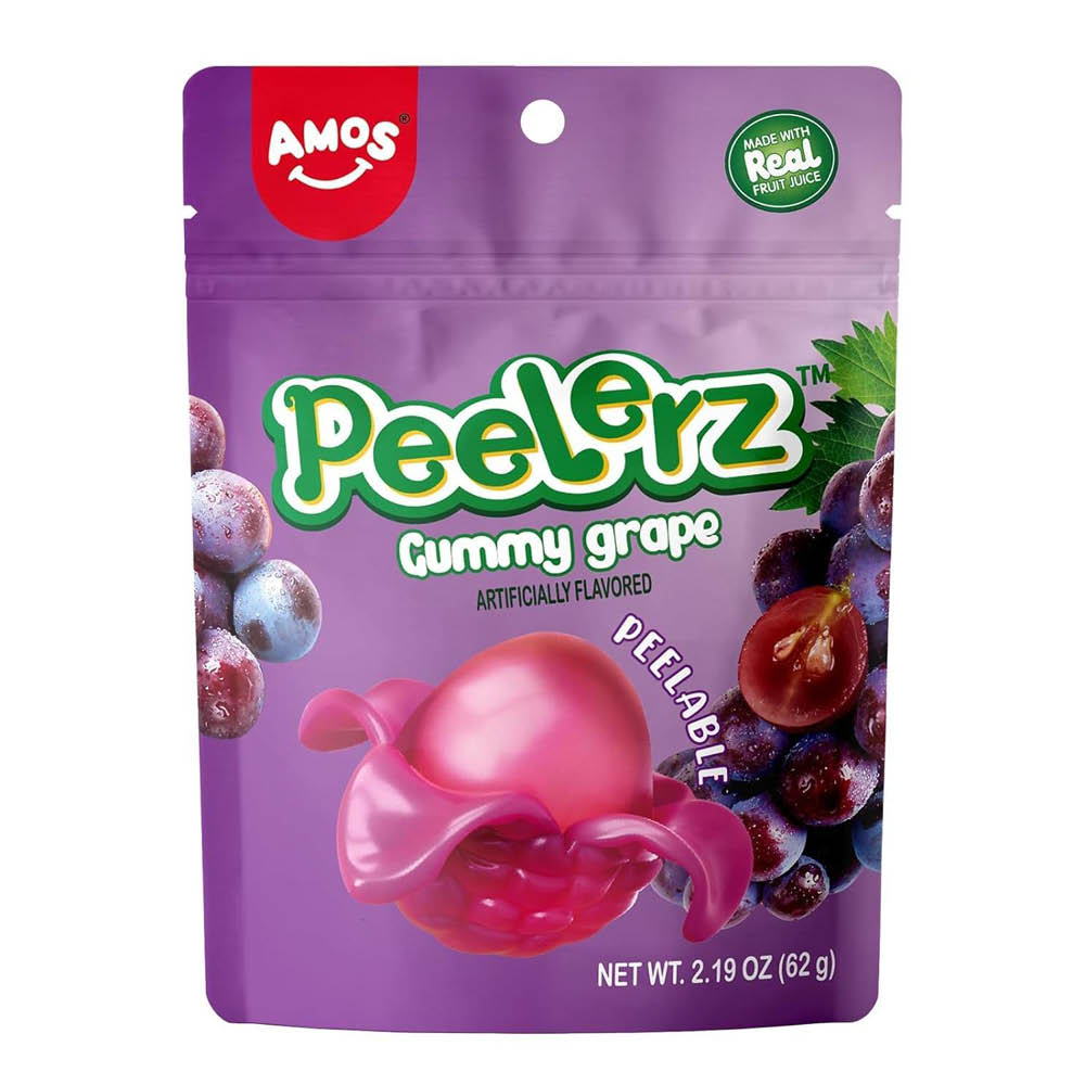 Amos Peelerz Gummy Grape 65g
